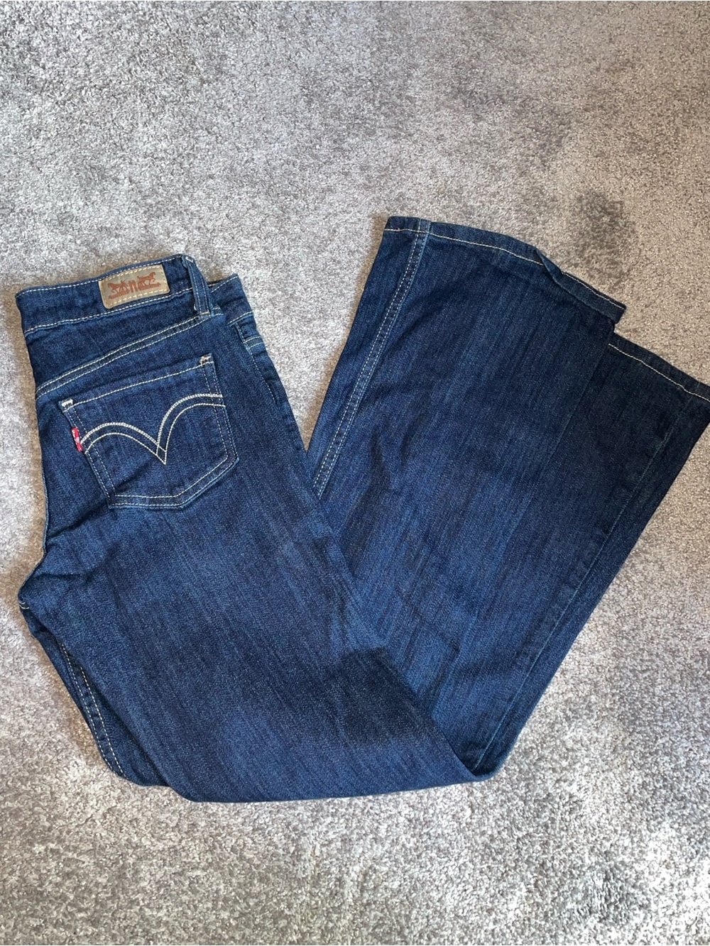 Levi's Deep Blue Bootcut Jeans